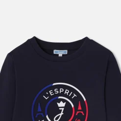 Jacadi Sweat enfant en interlock - marine MARINE JACADI