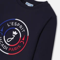 Jacadi Sweat enfant en interlock - marine MARINE JACADI