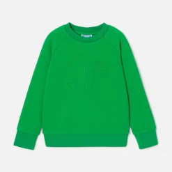 Jacadi Sweat enfant en piqué de coton - VERT Discount