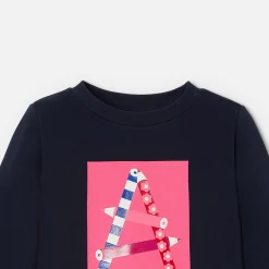 Jacadi Sweat enfant fille en molleton - marine MARINE JACADI Sale