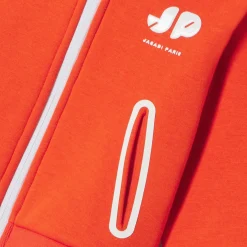 Jacadi Sweat zippé bébé en molleton - MANDARINE