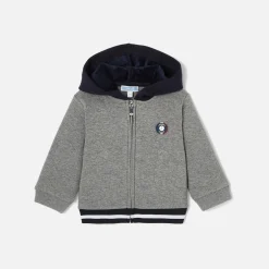 Jacadi Sweat zippé bébé garçon - gris chine clair GRIS CHINE CLAIR JACADI New
