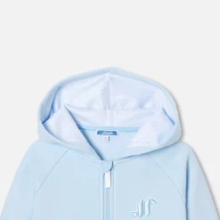 Jacadi Sweat zippé enfant garçon à capuche - NUAGE Clearance