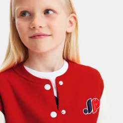 Jacadi Teddy enfant fille en tricot - lore ROUGE/MULTICO Hot