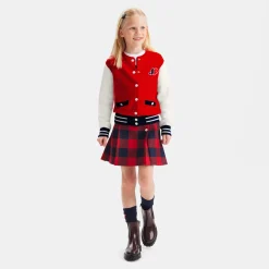 Jacadi Teddy enfant fille en tricot - lore ROUGE/MULTICO Hot