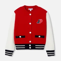 Jacadi Teddy enfant fille en tricot - lore ROUGE/MULTICO Hot