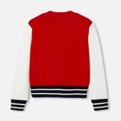 Jacadi Teddy enfant fille en tricot - lore ROUGE/MULTICO Hot