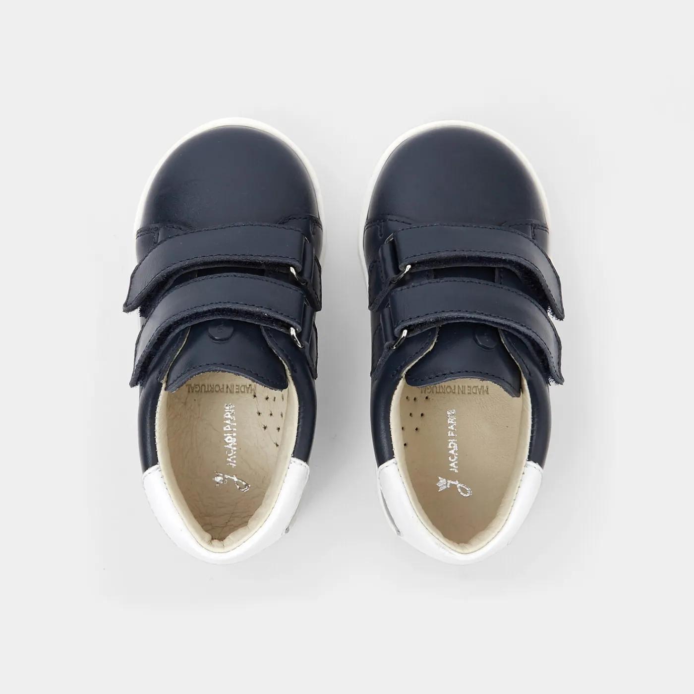 Jacadi Tennis bébé garçon en cuir - marine MARINE JACADI Sale