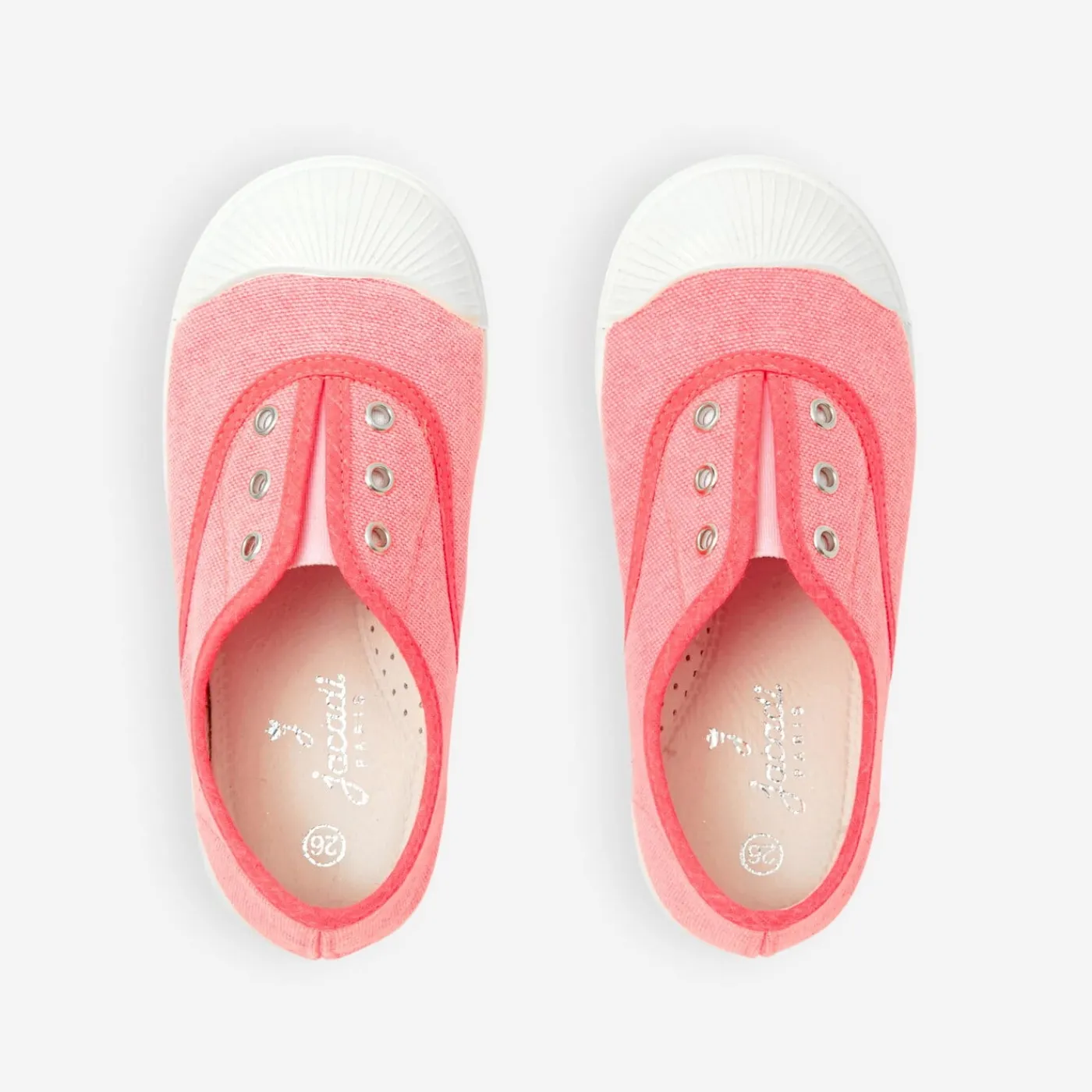 Jacadi Tennis en toile enfant fille - rose ROSE JACADI Outlet