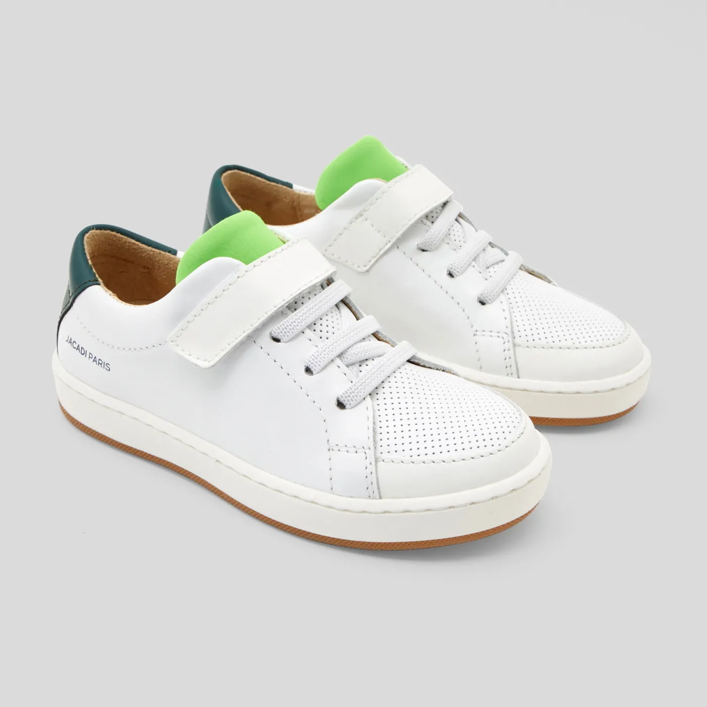 Jacadi Tennis enfant - BLANC/VERT Clearance