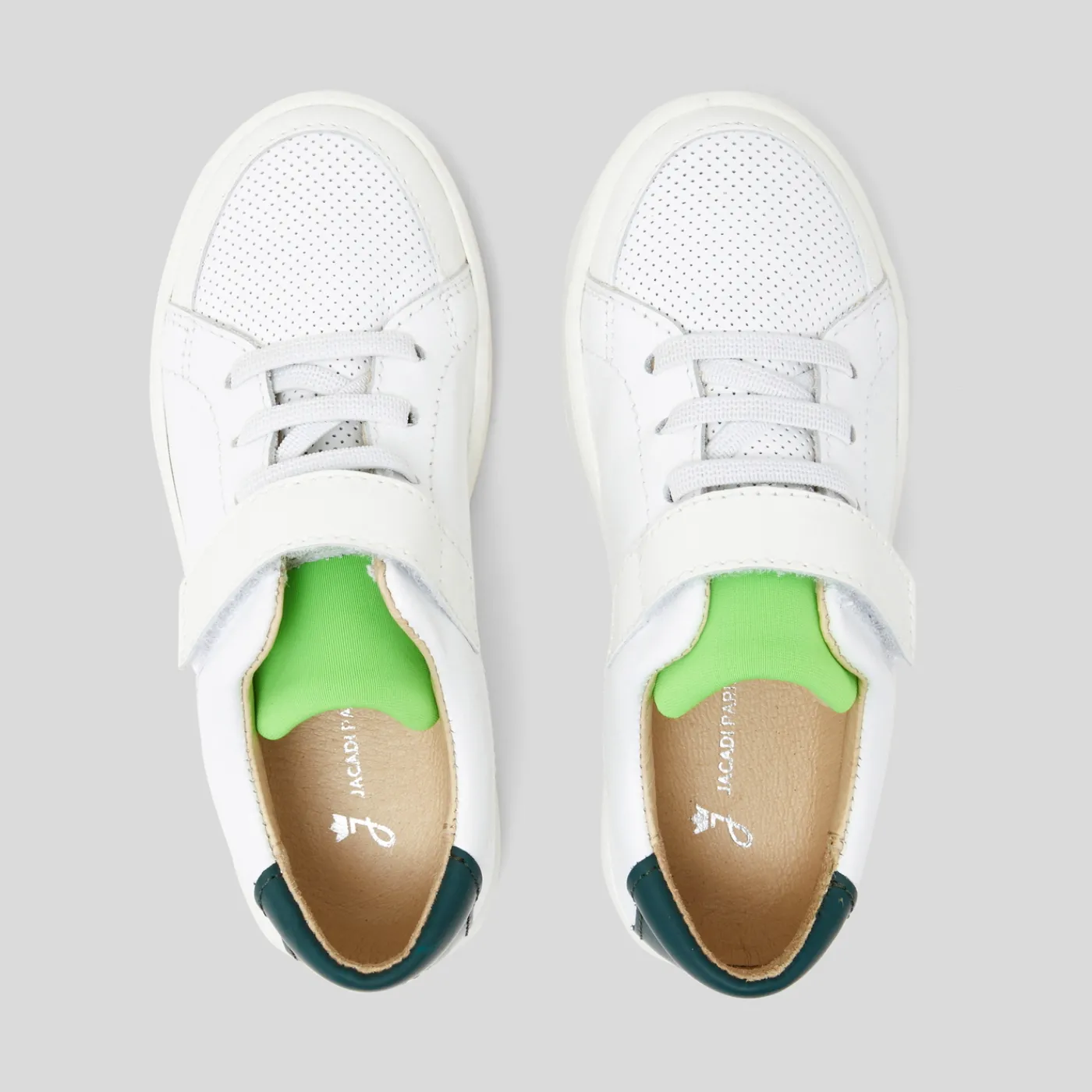 Jacadi Tennis enfant - BLANC/VERT Clearance