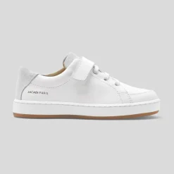 Jacadi Tennis enfant en cuir lisse - blanc BLANC JACADI Hot