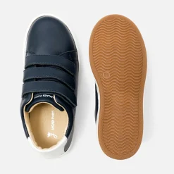 Jacadi Tennis enfant garçon en cuir lisse - marine MARINE JACADI Clearance