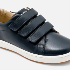 Jacadi Tennis enfant garçon en cuir lisse - marine MARINE JACADI Clearance