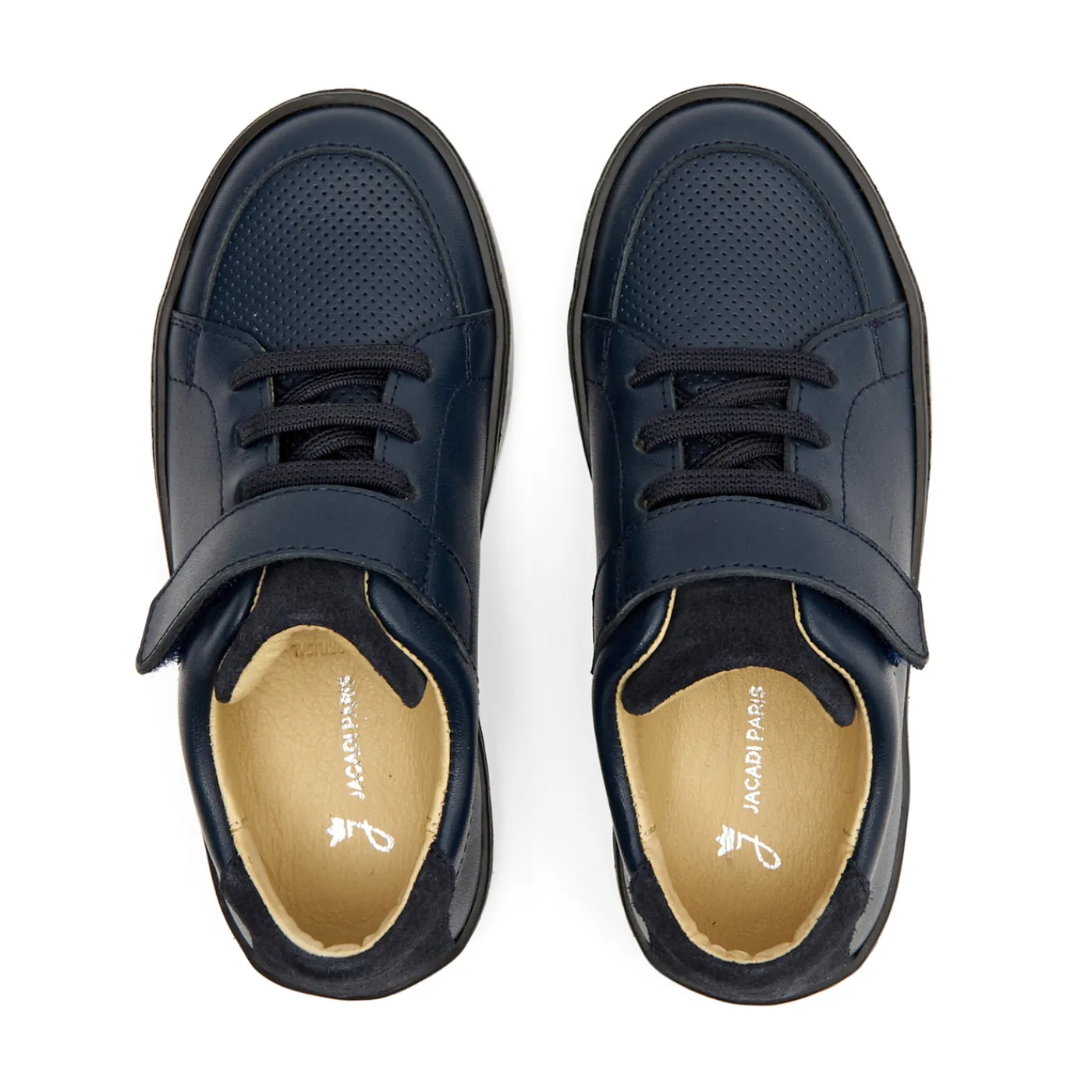 Jacadi Tennis enfant garçon en cuir - marine MARINE JACADI Best
