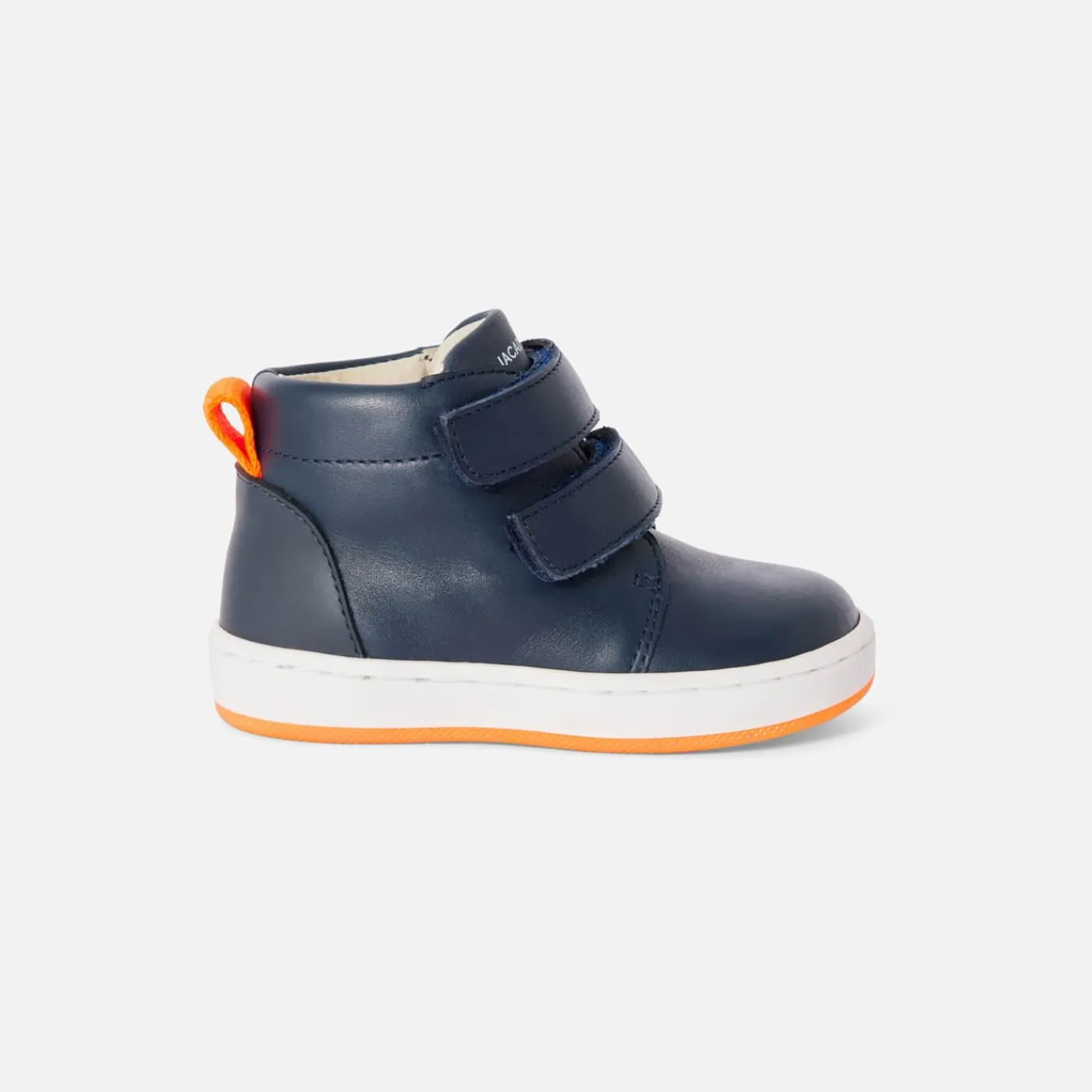 Jacadi Tennis montantes bébé garçon en cuir lisse - marine MARINE JACADI New