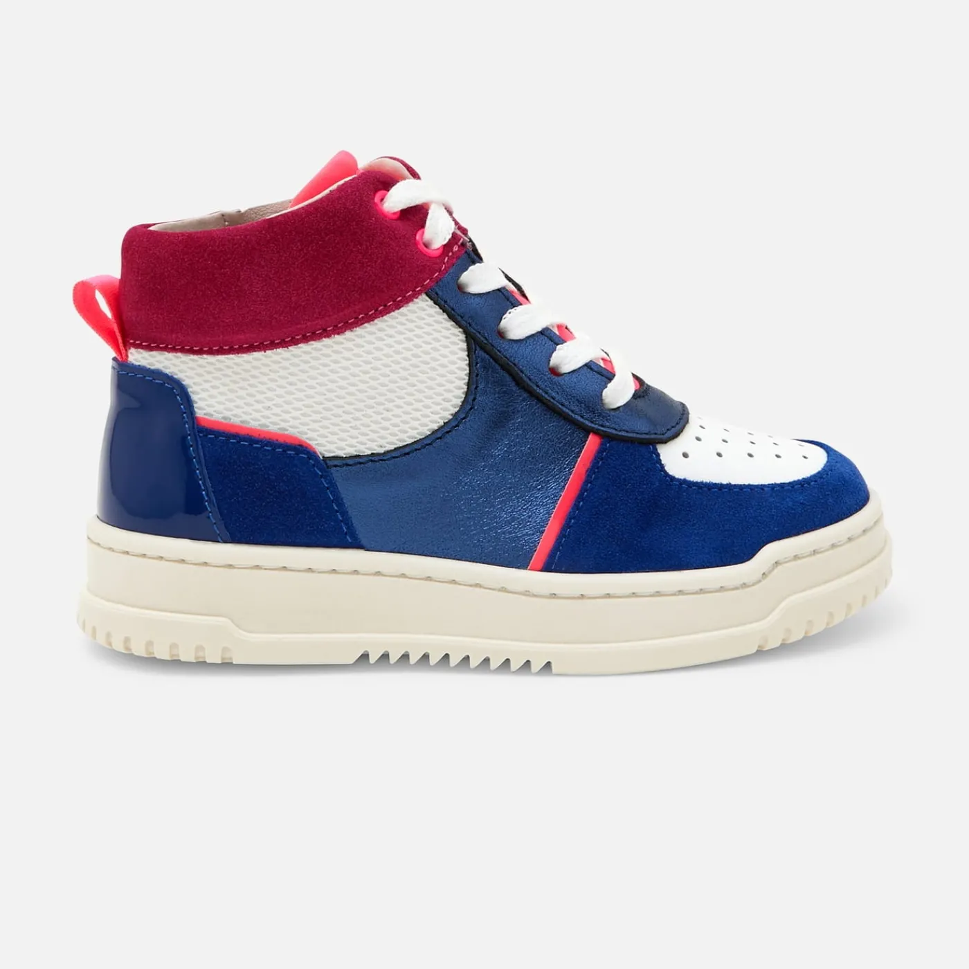 Jacadi Tennis montantes enfant fille - MARINE/BLANC Sale
