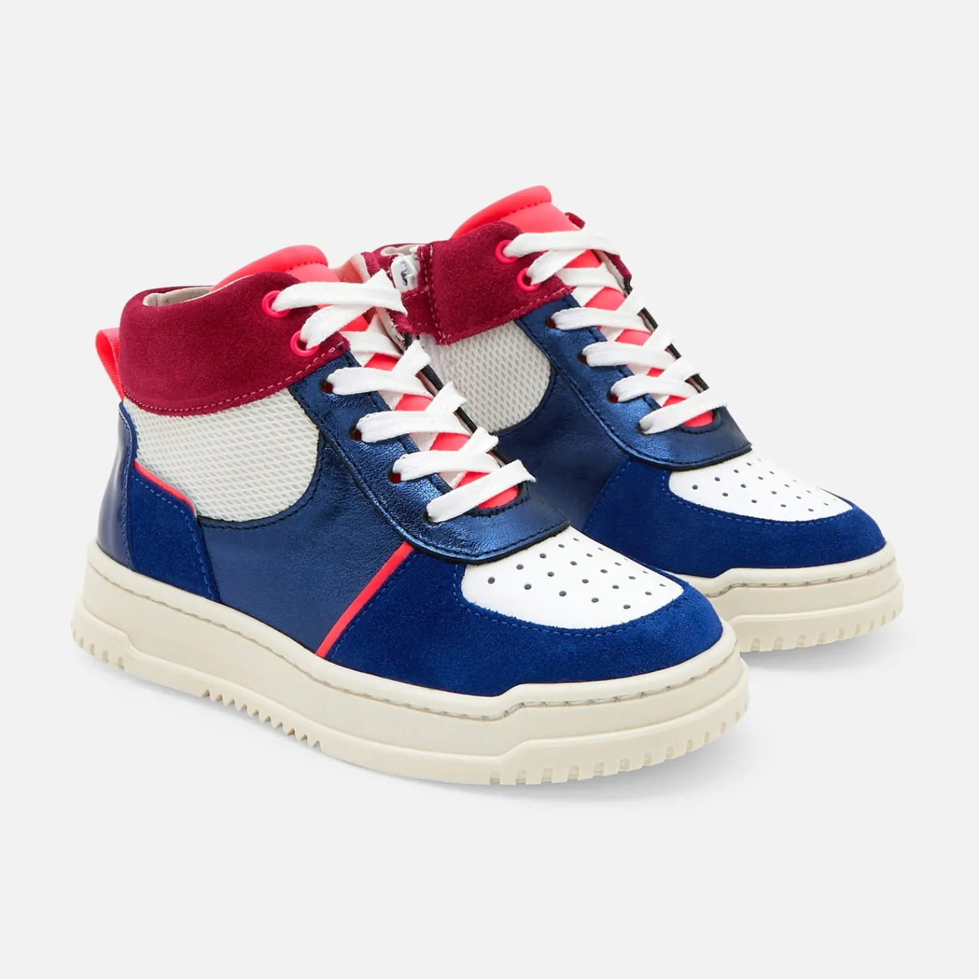 Jacadi Tennis montantes enfant fille - MARINE/BLANC Sale