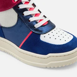 Jacadi Tennis montantes enfant fille - MARINE/BLANC Sale