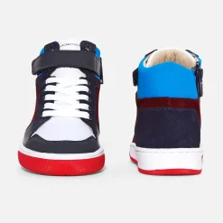 Jacadi Tennis montantes enfant garçon - MARINE/BORDEAUX Sale