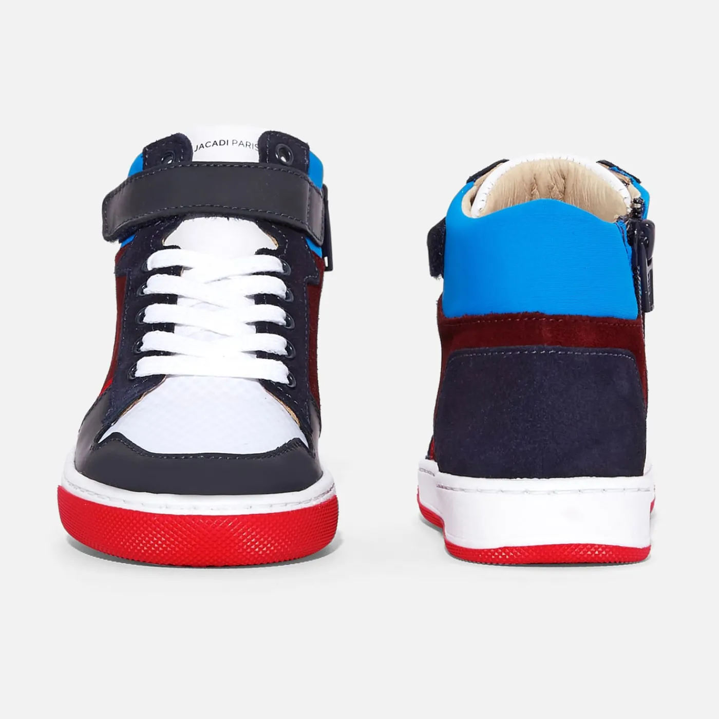 Jacadi Tennis montantes enfant garçon - MARINE/BORDEAUX Sale