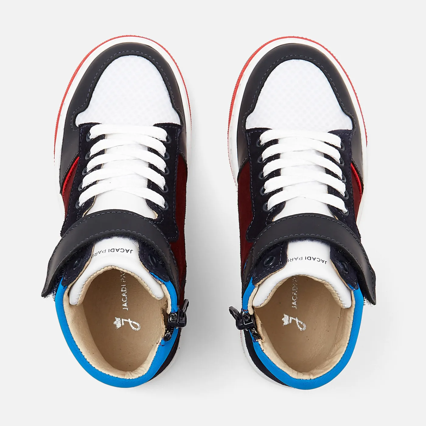 Jacadi Tennis montantes enfant garçon - MARINE/BORDEAUX Sale