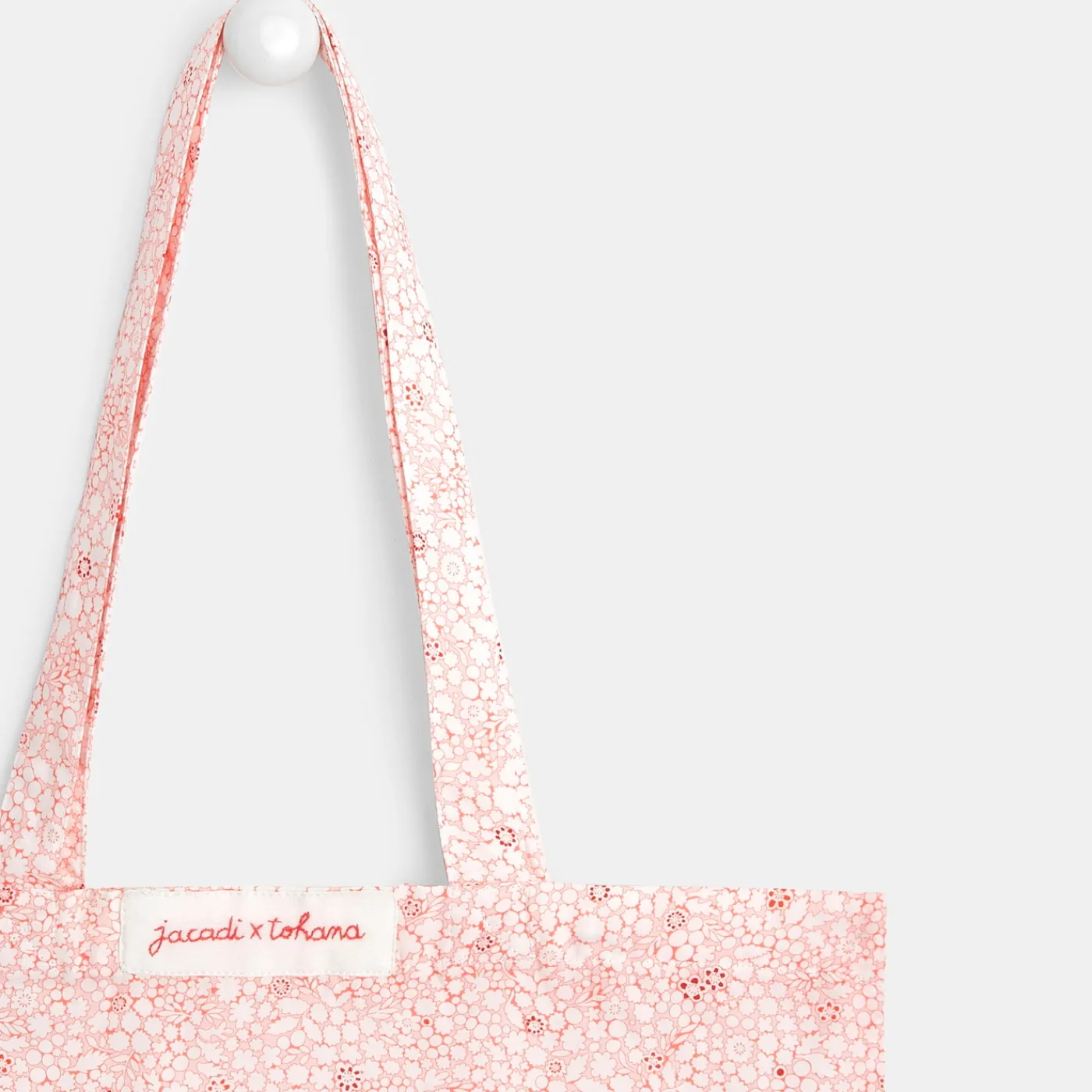 Jacadi Tote bag en tissu Liberty - x Tohana - ROSE/BLANC Online