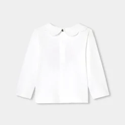 Jacadi T-shirt bébé fille manches longues - blanc BLANC JACADI Outlet