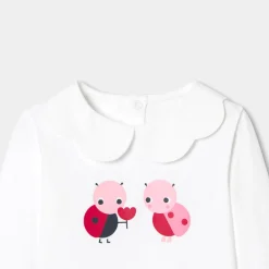 Jacadi T-shirt bébé fille manches longues - blanc BLANC JACADI Outlet