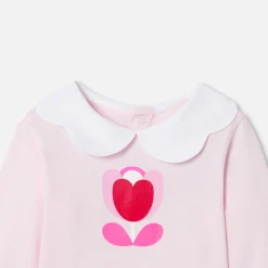 Jacadi T-shirt bébé fille manches longues - rose poudre ROSE POUDRE JACADI Discount