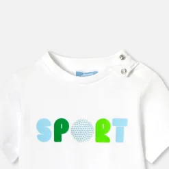 Jacadi T-shirt bébé garçon en coton biologique - blanc BLANC JACADI
