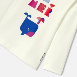 Jacadi T-shirt bébé garçon manches longues - blanc doux BLANC DOUX JACADI Outlet