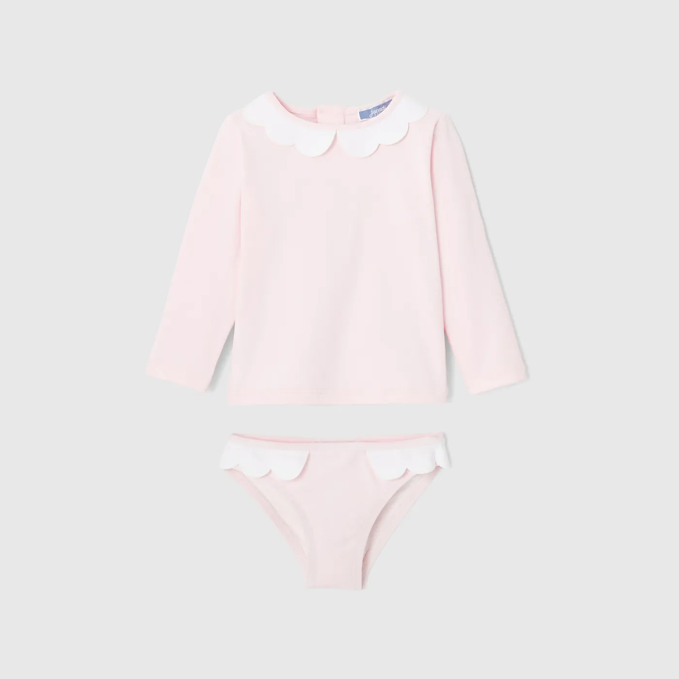 Jacadi T-shirt de protection UV UPF 40+ et culotte de bain bébé fille - rose pale ROSE PALE JACADI Best