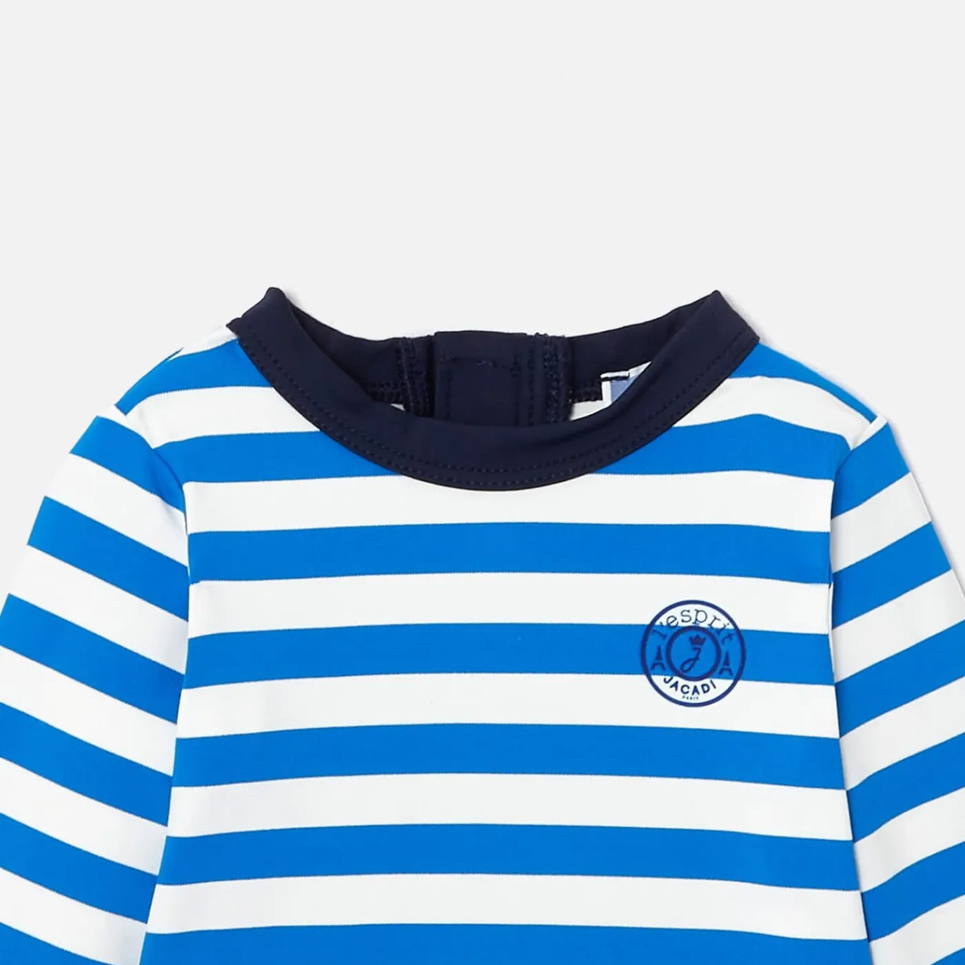 Jacadi T-shirt de protection UV UPF 40+ et boxer de bain bébé garçon - BLANC/BLEU Clearance