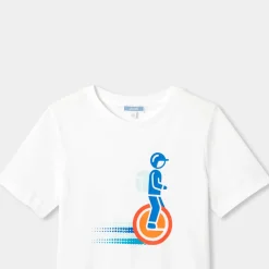Jacadi T-shirt enfant garçon imprimé - blanc BLANC JACADI Online