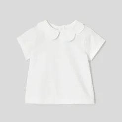 Jacadi T-shirt manches courtes bébé fille - blanc BLANC JACADI Discount