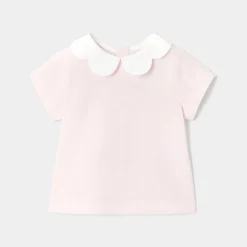 Jacadi T-shirt manches courtes bébé fille - rose poudre ROSE POUDRE JACADI New