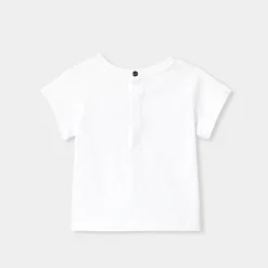 Jacadi T-shirt manches courtes bébé fille - blanc BLANC JACADI Discount