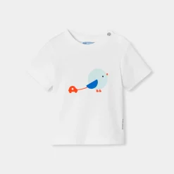 Jacadi T-shirt manches courtes bébé garçon - blanc BLANC JACADI Outlet