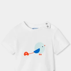 Jacadi T-shirt manches courtes bébé garçon - blanc BLANC JACADI Outlet