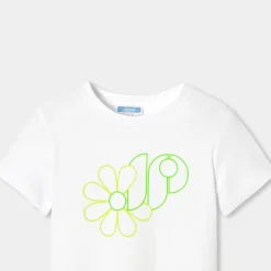 Jacadi T-shirt manches courtes enfant fille - blanc BLANC JACADI