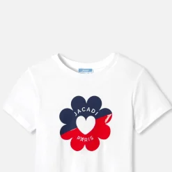 Jacadi T-shirt manches courtes enfant fille - blanc BLANC JACADI
