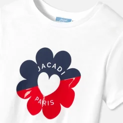 Jacadi T-shirt manches courtes enfant fille - blanc BLANC JACADI
