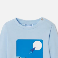 Jacadi T-shirt manches longues bébé garçon - bleu clair BLEU CLAIR JACADI Online