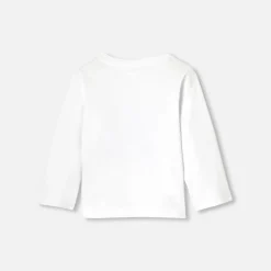Jacadi T-shirt manches longues bébé garçon - blanc BLANC JACADI Clearance