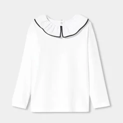 Jacadi T-shirt manches longues enfant fille - blanc BLANC JACADI Clearance