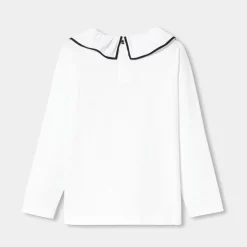Jacadi T-shirt manches longues enfant fille - blanc BLANC JACADI Clearance