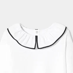 Jacadi T-shirt manches longues enfant fille - blanc BLANC JACADI Clearance