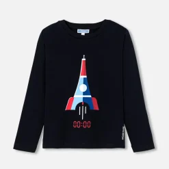 Jacadi T-shirt manches longues enfant garçon - marine MARINE JACADI Best
