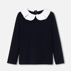 Jacadi T-shirt manches longues enfant fille - marine MARINE JACADI New